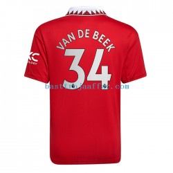 Manchester United Donny van de Beek 34 Män Hemma Fotbollströja 2022-2023 Kortärmad Manchester United Donny van de Beek 34 Män Hemma Fotbollströja 2022-2023 Kortärmad