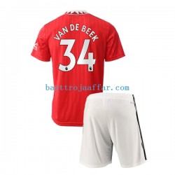Manchester United Donny van de Beek 34 Barn Hemma Fotbollströja 2022-2023 Kortärmad Manchester United Donny van de Beek 34 Barn Hemma Fotbollströja 2022-2023 Kortärmad