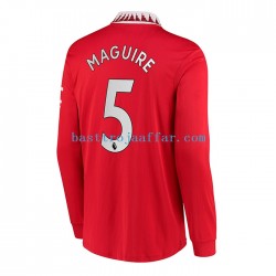 Manchester United Harry Maguire 5 Män Hemma Fotbollströja 2022-2023 Långärmad Manchester United Harry Maguire 5 Män Hemma Fotbollströja 2022-2023 Långärmad