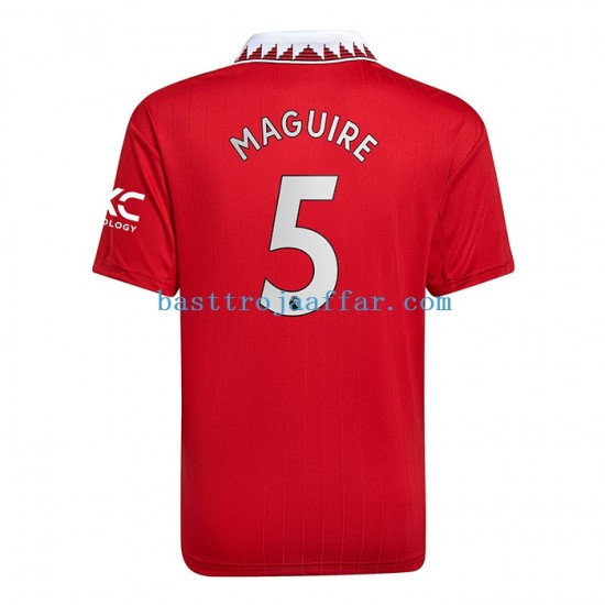 Manchester United Harry Maguire 5 Män Hemma Fotbollströja 2022-2023 Kortärmad