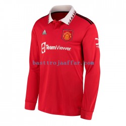 Manchester United Män Hemma Fotbollströja 2022-2023 Långärmad