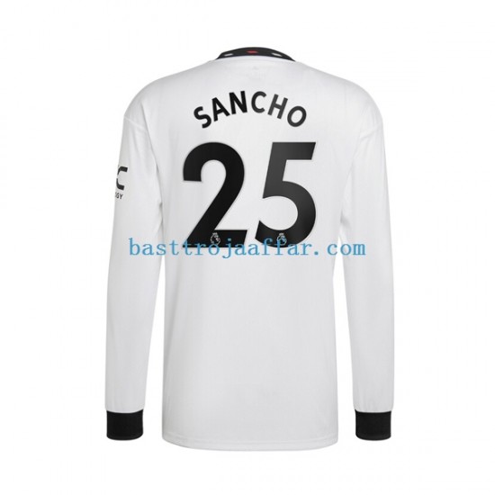 Manchester United Jadon Sancho 25 Män Borta Fotbollströja 2022-2023 Långärmad