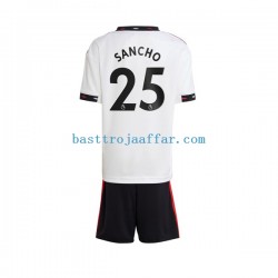 Manchester United Jadon Sancho 25 Barn Borta Fotbollströja 2022-2023 Kortärmad Manchester United Jadon Sancho 25 Barn Borta Fotbollströja 2022-2023 Kortärmad