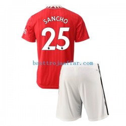 Manchester United Jadon Sancho 25 Barn Hemma Fotbollströja 2022-2023 Kortärmad Manchester United Jadon Sancho 25 Barn Hemma Fotbollströja 2022-2023 Kortärmad