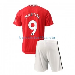 Manchester United Martial 9 Barn Hemma Fotbollströja 2022-2023 Kortärmad Manchester United Martial 9 Barn Hemma Fotbollströja 2022-2023 Kortärmad