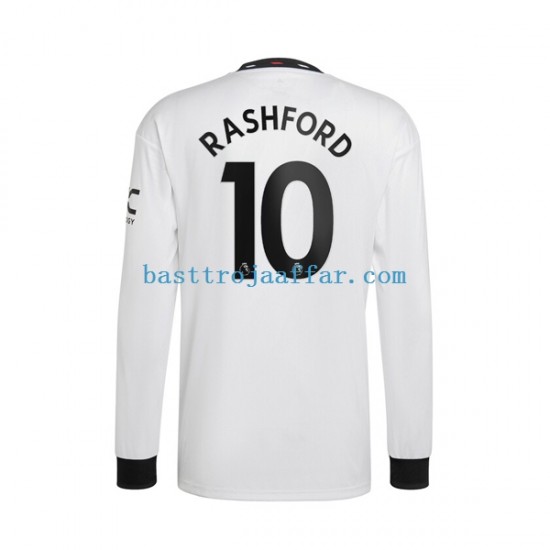 Manchester United Rashford 10 Män Borta Fotbollströja 2022-2023 Långärmad