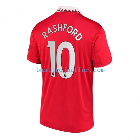 Manchester United Rashford 10 Män Hemma Fotbollströja 2022-2023 Kortärmad