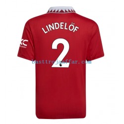 Manchester United Victor Lindelof 2 Män Hemma Fotbollströja 2022-2023 Kortärmad Manchester United Victor Lindelof 2 Män Hemma Fotbollströja 2022-2023 Kortärmad