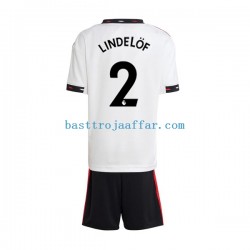 Manchester United Victor Lindelof 2 Barn Borta Fotbollströja 2022-2023 Kortärmad Manchester United Victor Lindelof 2 Barn Borta Fotbollströja 2022-2023 Kortärmad