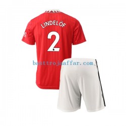 Manchester United Victor Lindelof 2 Barn Hemma Fotbollströja 2022-2023 Kortärmad Manchester United Victor Lindelof 2 Barn Hemma Fotbollströja 2022-2023 Kortärmad