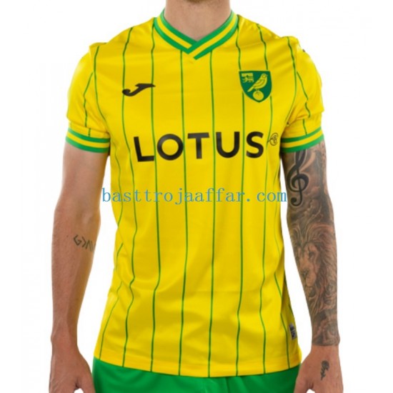 Norwich City Män Hemma Fotbollströja 2022-2023 Kortärmad