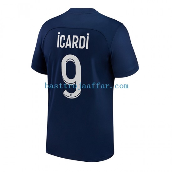 Paris Saint-Germain Icardi 9 Män Hemma Fotbollströja 2022-2023 Kortärmad