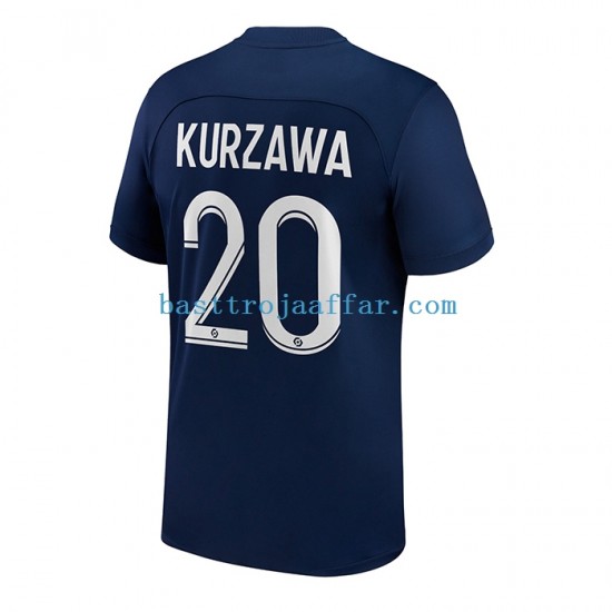 Paris Saint-Germain Kurzawa 20 Män Hemma Fotbollströja 2022-2023 Kortärmad