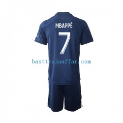 Paris Saint-Germain Mbappé 7 Barn Hemma Fotbollströja 2022-2023 Kortärmad Paris Saint-Germain Mbappé 7 Barn Hemma Fotbollströja 2022-2023 Kortärmad