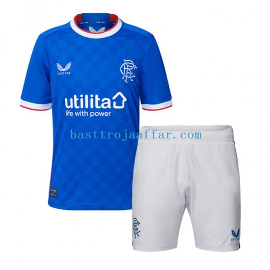 Rangers Barn Hemma Fotbollströja 2022-2023 Kortärmad