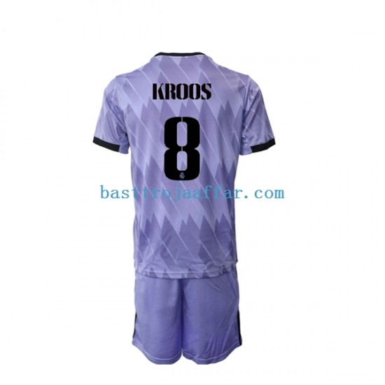 Real Madrid Toni Kroos 8 Barn Borta Fotbollströja 2022-2023 Kortärmad