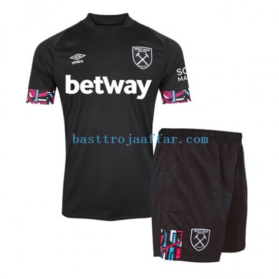 West Ham United Barn Borta Fotbollströja 2022-2023 Kortärmad