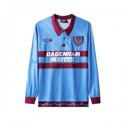 West Ham United Retro Män Hemma Fotbollströja 1995/96 Långärmad West Ham United Retro Män Hemma Fotbollströja 1995/96 Långärmad
