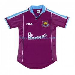 West Ham United Retro Män Hemma Fotbollströja 1999-2001 Kortärmad