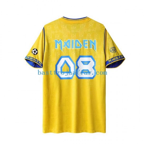 West Ham United Iron Maiden Retro Män Hemma Fotbollströja 2008 Kortärmad