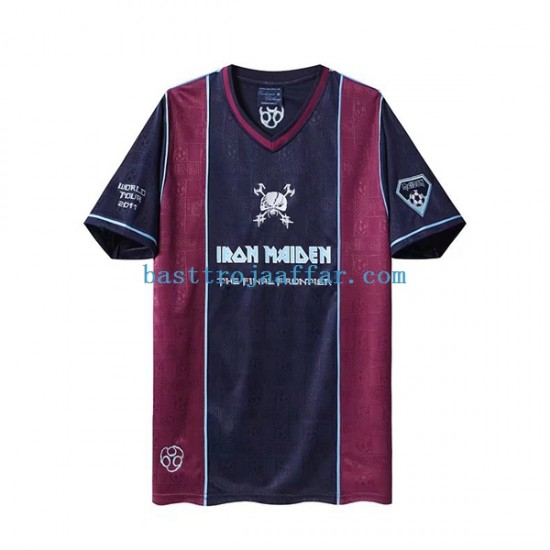 West Ham United Iron Maiden Retro Män Hemma Fotbollströja 2011 Kortärmad