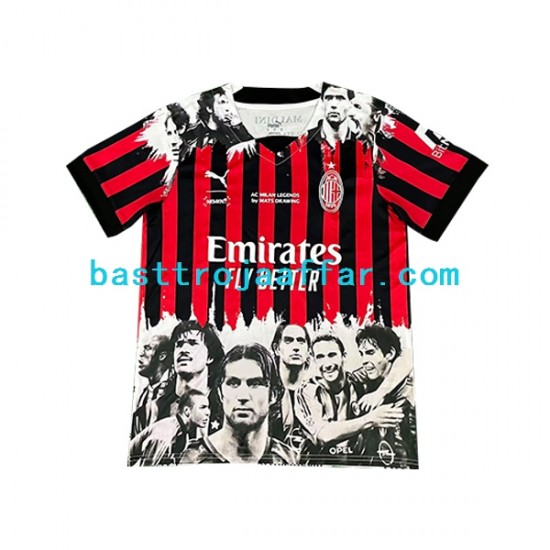 AC Milan Commemorative Edition Män Hemma Fotbollströja 2022-2023 Kortärmad