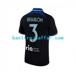 Atlético Madrid Sergio Reguilon 3 Män Borta Fotbollströja 2022-2023 Kortärmad Atlético Madrid Sergio Reguilon 3 Män Borta Fotbollströja 2022-2023 Kortärmad
