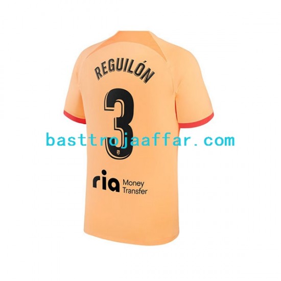 Atlético Madrid Sergio Reguilon 3 Män Tredje Fotbollströja 2022-2023 Kortärmad