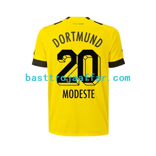 Borussia Dortmund Anthony Modeste 20 Män Hemma Fotbollströja 2022-2023 Kortärmad