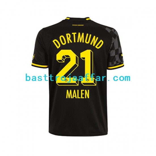 Borussia Dortmund Donyell Malen 21 Män Borta Fotbollströja 2022-2023 Kortärmad Borussia Dortmund Donyell Malen 21 Män Borta Fotbollströja 2022-2023 Kortärmad