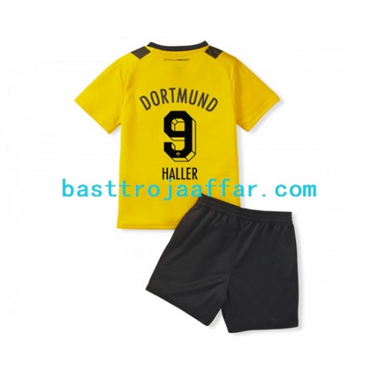Borussia Dortmund Sebastien Haller 9 Barn Hemma Fotbollströja 2022-2023 Kortärmad