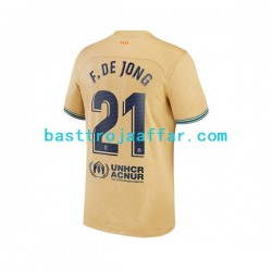 FC Barcelona Frenkie de Jong 21 Män Borta Fotbollströja 2022-2023 Kortärmad FC Barcelona Frenkie de Jong 21 Män Borta Fotbollströja 2022-2023 Kortärmad