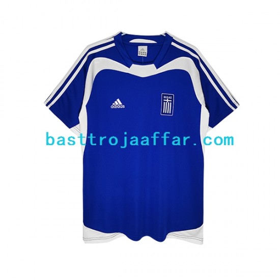Grekland Retro Män Borta Fotbollströja 2004 Kortärmad