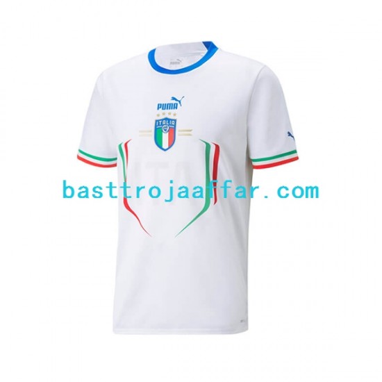 Italien Män Borta Fotbollströja 2022-2023 Kortärmad