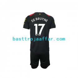 Manchester City De Bruyne 17 Barn Borta Fotbollströja 2022-2023 Kortärmad