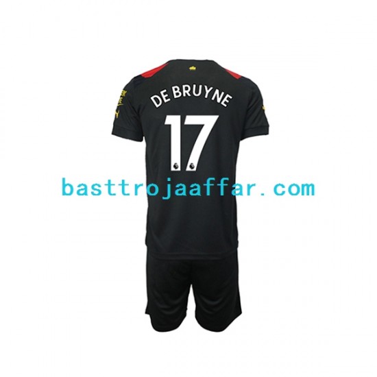 Manchester City De Bruyne 17 Barn Borta Fotbollströja 2022-2023 Kortärmad