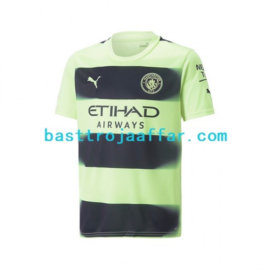 Manchester City Män Tredje Fotbollströja 2022-2023 Kortärmad