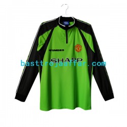 Manchester United Målvakt Retro Män Hemma Fotbollströja 1998-1999 Långärmad