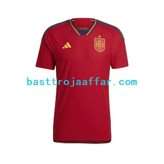 Spanien Män Hemma Fotbollströja VM 2022 Kortärmad