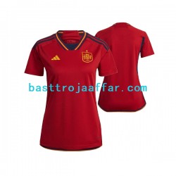 Spanien Dam Hemma Fotbollströja VM 2022 Kortärmad Spanien Dam Hemma Fotbollströja VM 2022 Kortärmad