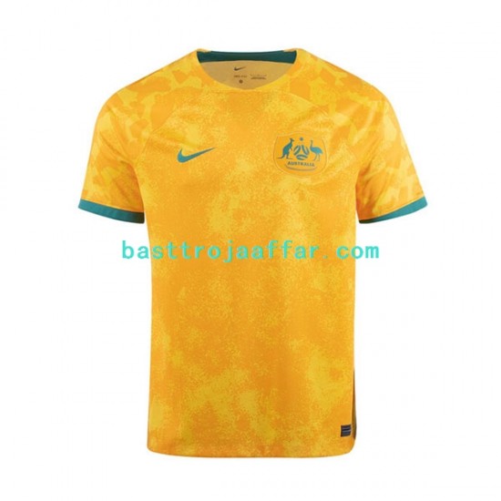 Australien Män Hemma Fotbollströja VM 2022 Kortärmad