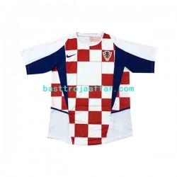 Kroatien Män Hemma Fotbollströja 2002 Kortärmad
