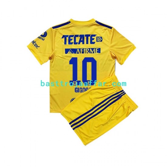 Tigres UANL André-Pierre Gignac 10 Barn Hemma Fotbollströja 2022-2023 Kortärmad