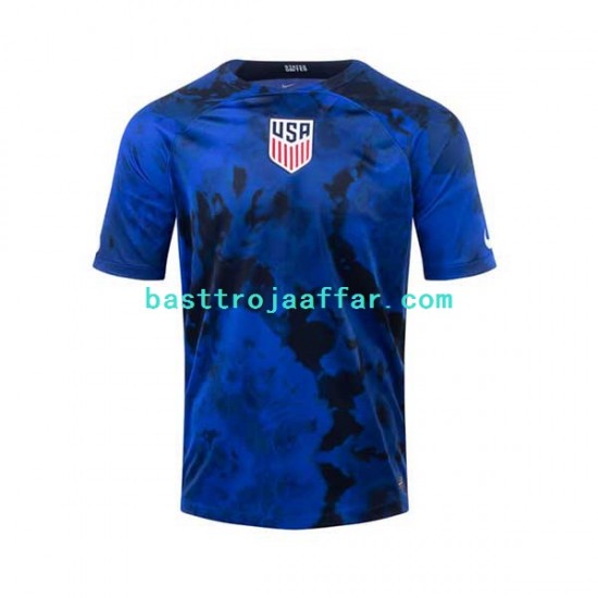 USA Män Borta Fotbollströja VM 2022 Kortärmad