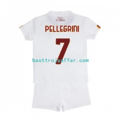 AS Roma Lorenzo Pellegrini 7 Barn Borta Fotbollströja 2022-2023 Kortärmad AS Roma Lorenzo Pellegrini 7 Barn Borta Fotbollströja 2022-2023 Kortärmad