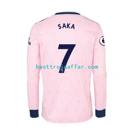 Arsenal Bukayo Saka 7 Män Tredje Fotbollströja 2022-2023 Långärmad