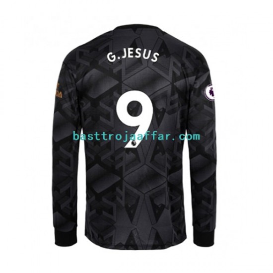 Arsenal Gabriel Jesus 9 Män Borta Fotbollströja 2022-2023 Långärmad