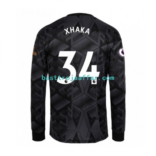 Arsenal Granit Xhaka 34 Män Borta Fotbollströja 2022-2023 Långärmad