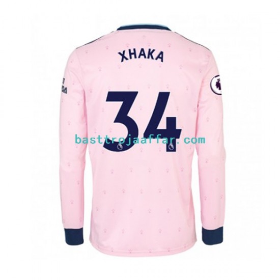 Arsenal Granit Xhaka 34 Män Tredje Fotbollströja 2022-2023 Långärmad