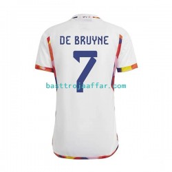 Belgien De Bruyne 7 Män Borta Fotbollströja VM 2022 Kortärmad Belgien De Bruyne 7 Män Borta Fotbollströja VM 2022 Kortärmad